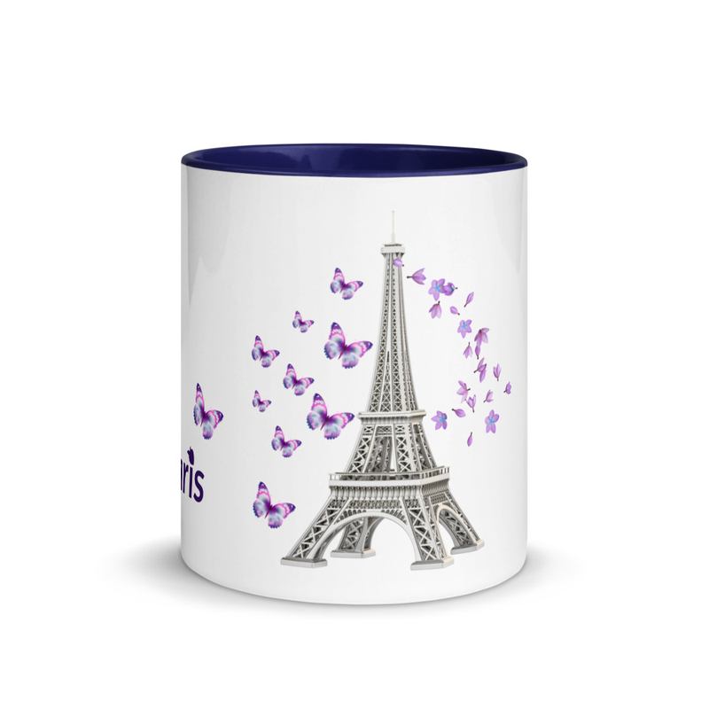 3 - tsgabrielle® • Paris - La Tour Eiffel • Mug With Color Inside • Ceramic • 11 oz