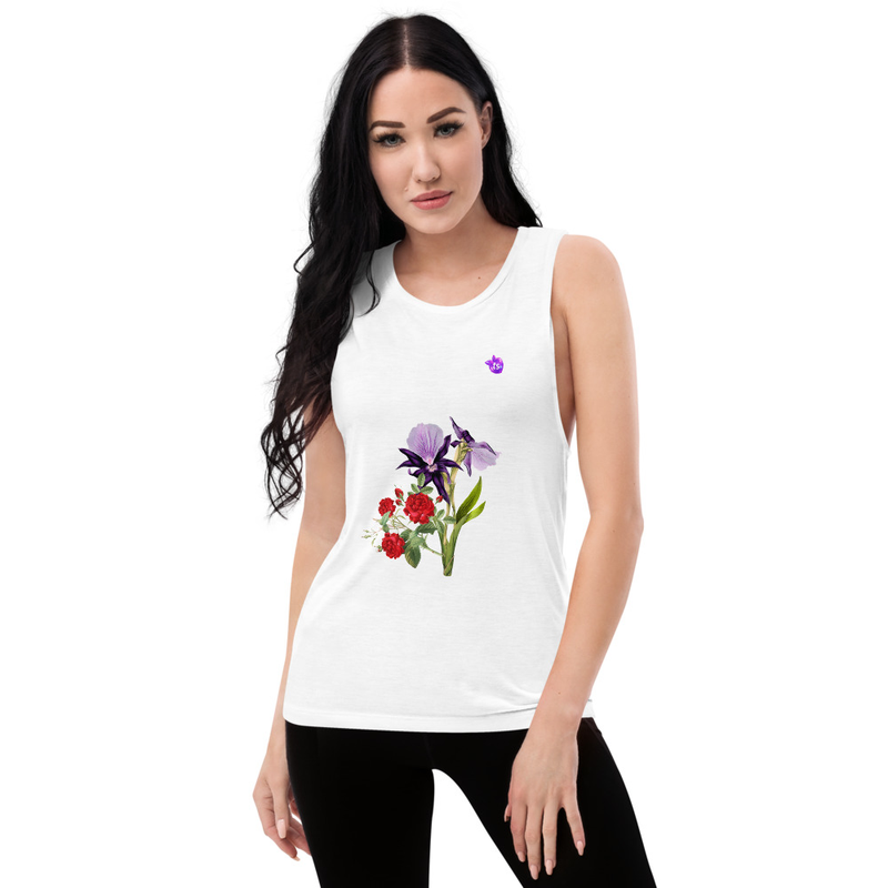 tsgabrielle® • For Her • TransFLOWer™ • Muscle Tank • White