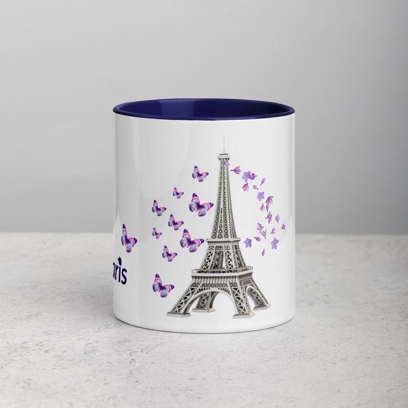 tsgabrielle® • Paris - La Tour Eiffel • Mug With Color Inside • Ceramic • 11 oz