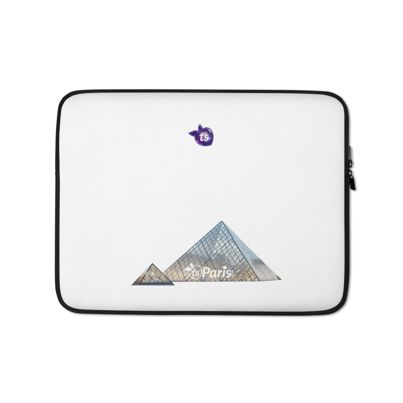 tsgabrielle® • Paris - The Louvre Pyramid • Laptop Sleeve • 2 Sizes - 13" and 15"
