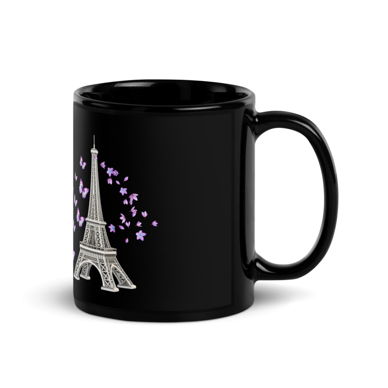 tsgabrielle® • Paris • Glossy Mug • Black • Ceramic • 2 Sizes