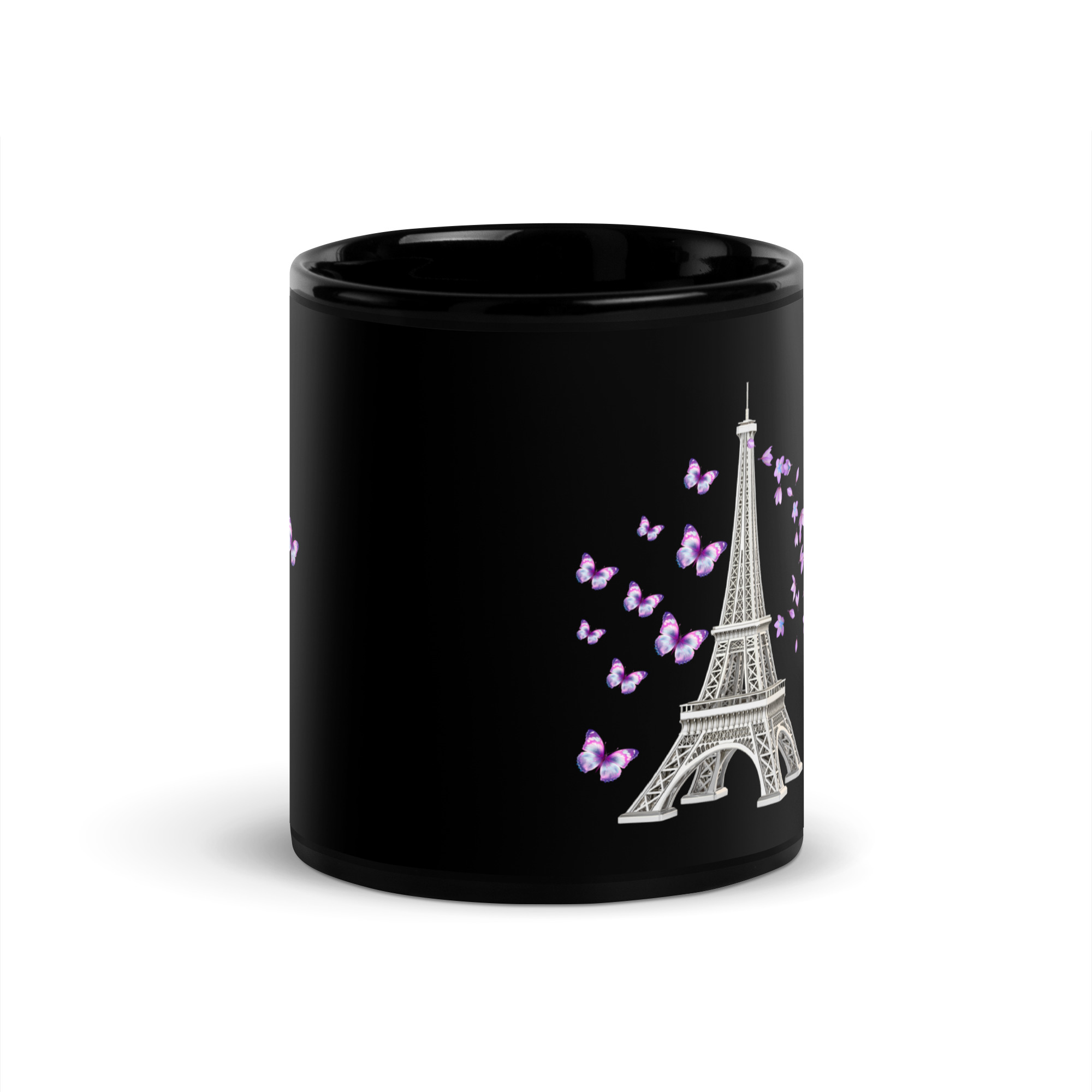 tsgabrielle® • Paris • Glossy Mug • Black • Ceramic • 11 oz